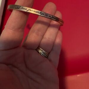 Rose Gold Friendship Bangle Bracelet